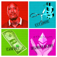 Load image into Gallery viewer, The Rock, Paper, Scissors &amp; diamond hands