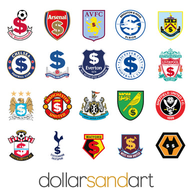 Premier League 2023/2024 Lucky Crests all in one
