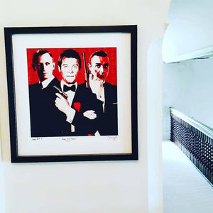 Bond - Triptych Fine Art Print with the best 3 bonds