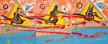 Load image into Gallery viewer, 77. Mexican crossing amigo triptych....